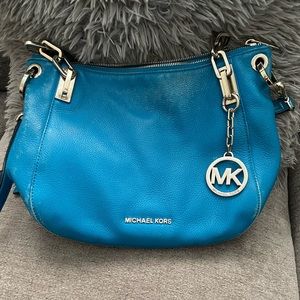 Michael kors blue bag.